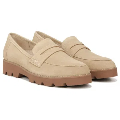 Vionic Cheryl Ii Loafers Womens Beige Suede Leather Slip On Shoes Gal1374 In Neutral