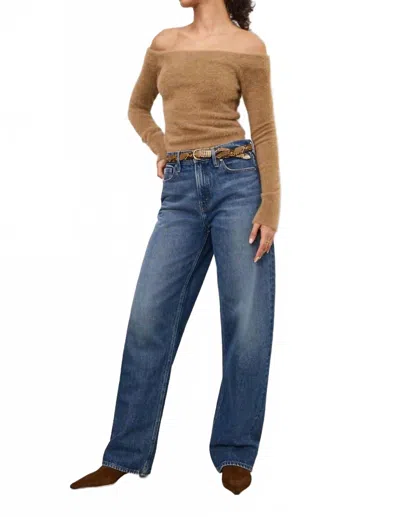 Good American Good Barrel Jean In Indigo In Blue