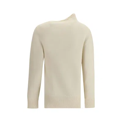 Di Stavnitser White Cashmere Sweatshirt In Neutral