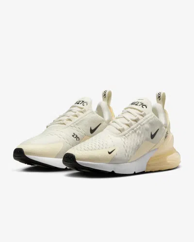 Nike Air Max 270 Ah6789-124 Sneakers Womens Coconut Milk Lifestyle Shoes Dwa2355 In White