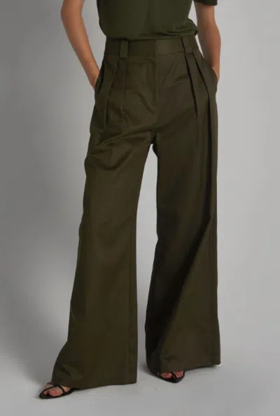 Saint Art Women's Argo Trouser In Olive In Green