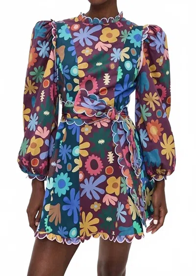Celia B Gozo Dress In Multi In Multi