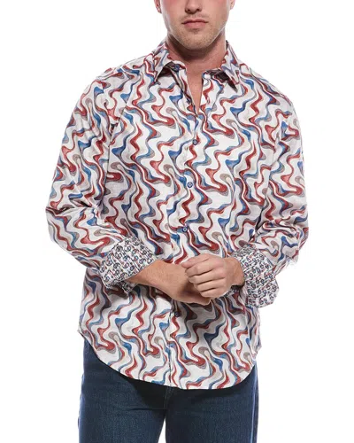 Robert Graham Nate Woven Shirt In Multi