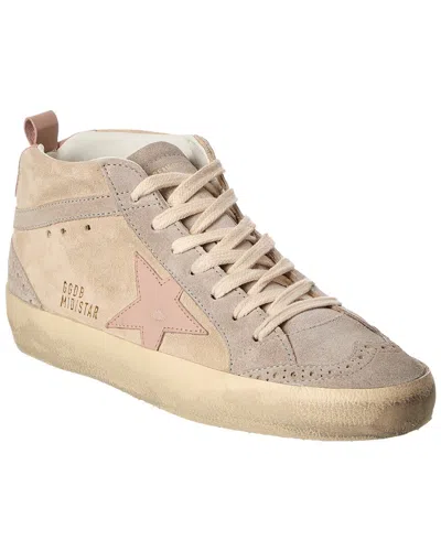 Golden Goose Mid Star Suede Sneaker In Multi