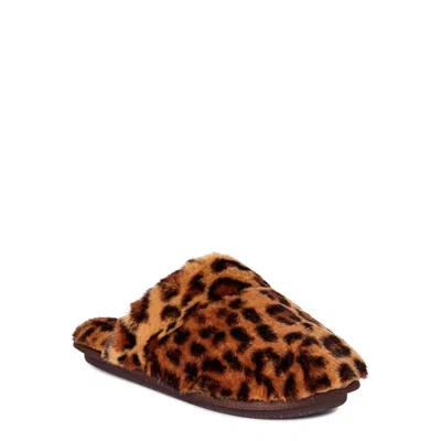 Cobian Minou Mmn20-961 Slippers Women's Brown Leopard Print Mule Gal1620 In Animal Print
