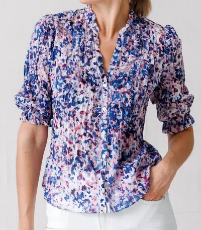 Go By Go Silk Go Darcy Shirt In Sunday Park In Blue