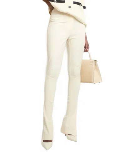 Jacquemus Women's Obiou Slit Pants In Optic White In White