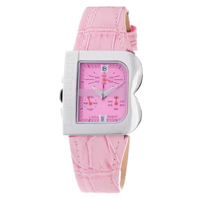 Laura Biagiotti Leather Dress Women's Watch In Multi