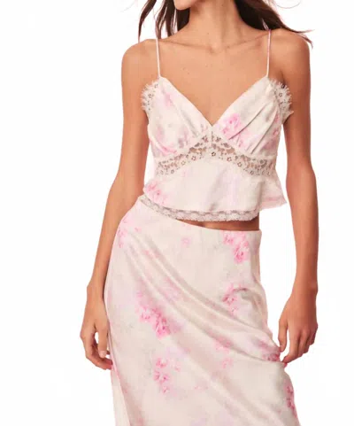 Loveshackfancy Spritely Cami Top In Vanilla Sorbet In Pink