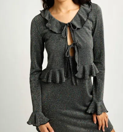 Eliza Faulkner Carole Cardigan In Black In Black
