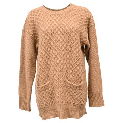 Marni Knit Sweater Dress In Brown Wool In Brown