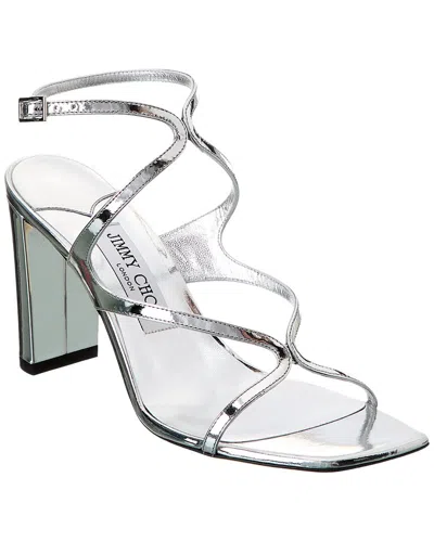 Jimmy Choo Azie 85 Leather Sandal In Multi