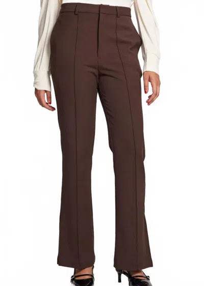 Chaser Charlie Flare Trouser In Coco In Brown