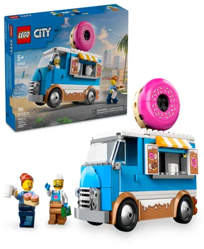 Lego City Donut Truck Building Toy 60452, 196 Pieces In Multi