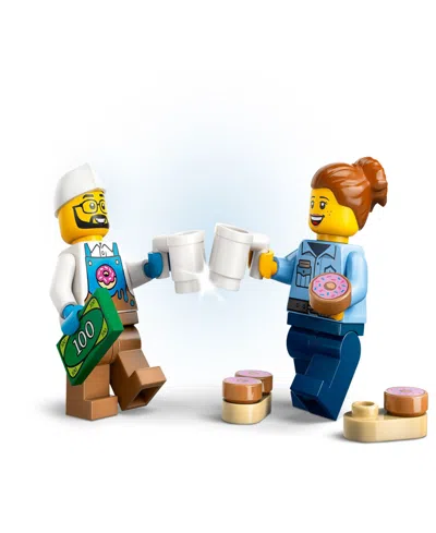 Lego City Donut Truck Building Toy 60452, 196 Pieces In Multi