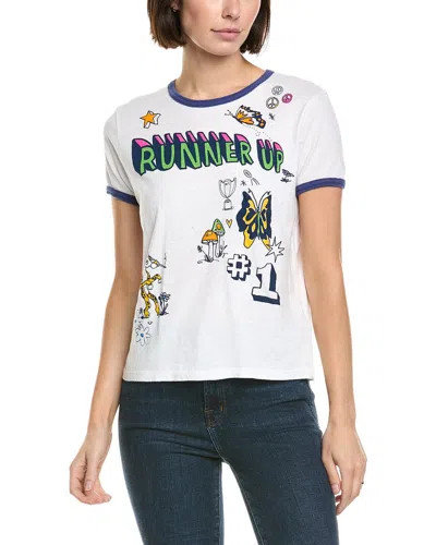 Mother The Lil Goodie Ringer T-shirt In White