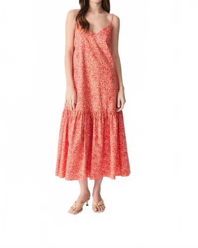 Deluc Bugio Maxi Dress In Tea Rose Pink In Pink