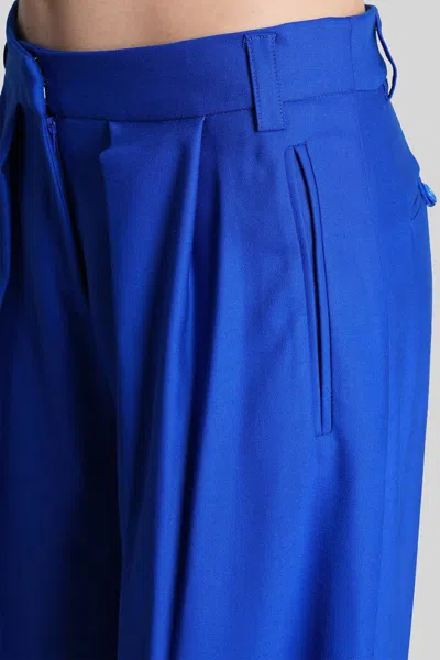 David Koma Pants In Blue