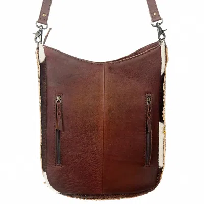 American Darling Women's Large Crossbody Bag In Natural Brown In Brown