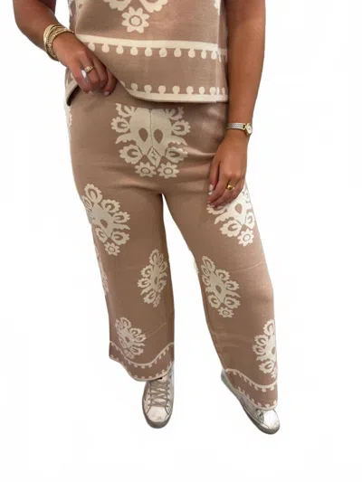 Entro Women's Wide Leg Pants In Taupe In Neutral