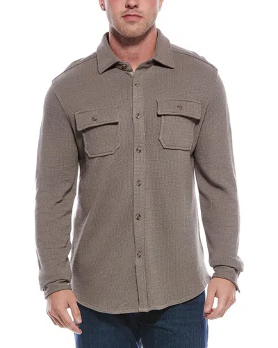 Robert Graham Wayne Knit Shirt In Gray
