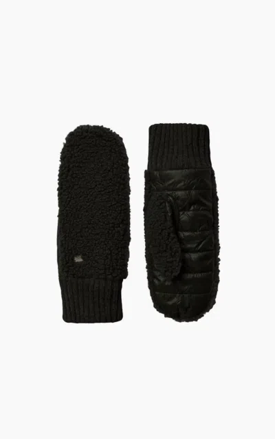 Soia & Kyo Women's Alina Faux Shearling Gloves In Black In Black