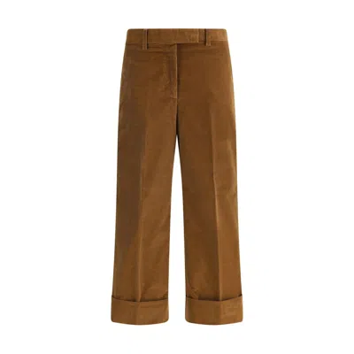 Thom Browne Corduroy Pants In Brown