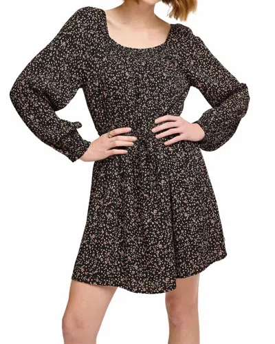 Gentle Fawn Sutton Dress In Black Wildflower In Multi