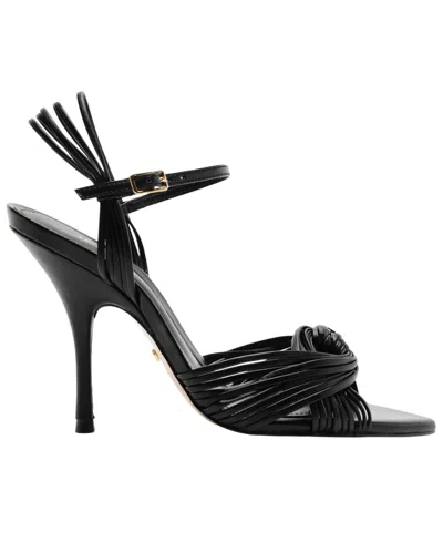 Arezzo Rosalie Slingback Pointed Toe Sandal In Black