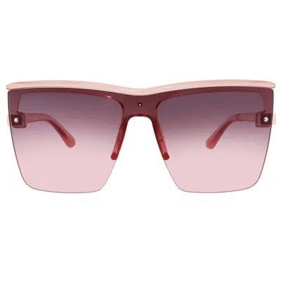 French Connection Fc 24 65 Rse Emb Pink Cat Eye Ladies Sunglasses 10267590.lts Rse Emb In Brown