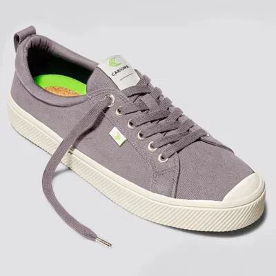 Cariuma Cariuama Oca Low Sneakers Women's Mystic Gray Canvas Lifestyle Shoes Gal1056 In Gray