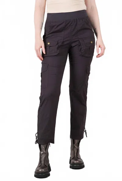 Xcvi Keon Slim Pants In Ashlar Black In Black
