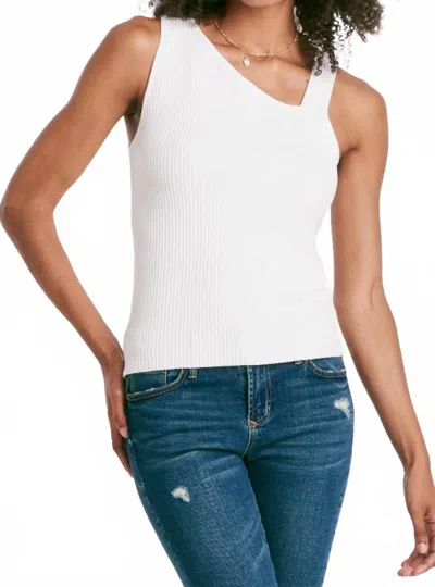 Another Love Charlie Rib Tank In White In White