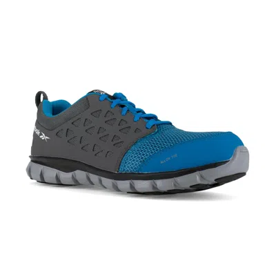 Reebok Work Men's Sublime Alloy Safety Toe Shoes In Blue/gray In Multi