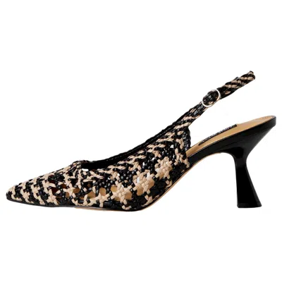 Nine West Madalene Pump Black Wnmadalene2-001 Women's In Animal Print