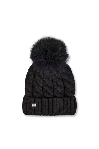 Soia & Kyo Women's Amalie Knit Hat In Black In Black