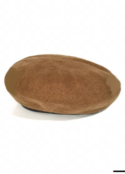 Be Cool Women's Chic Wool Beret Hats In Tan In Brown