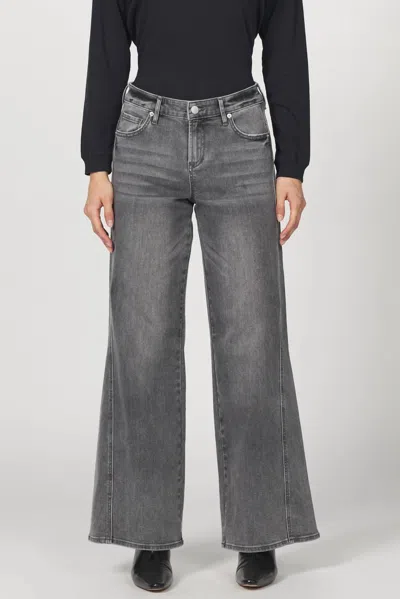 Dear John Denim Micah Wide Leg Jean In Middlebrook In Gray