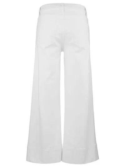 Kut From The Kloth Women's Meg High Rise Front Pin Tuck Wide Hem Jeans In Optic White In White