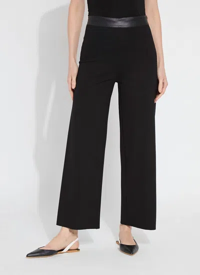 Lyssé Denver Hi Waist Wide Leg Pant In Black In Multi