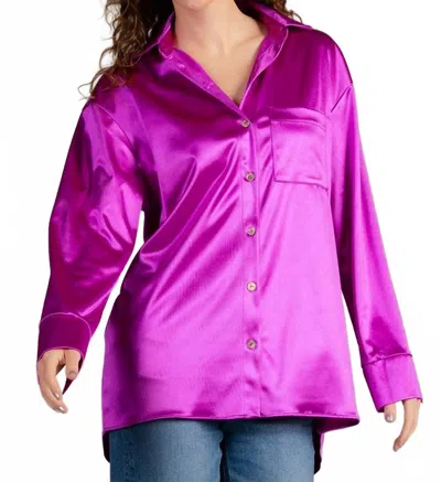 Sew In Love Shine All The Time Blouse In Magenta In Pink