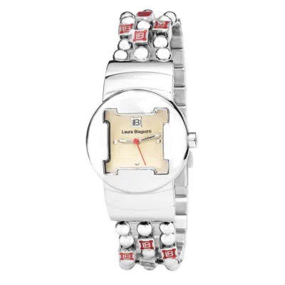 Laura Biagiotti Silver Stainless Steel Bracelet Watch In Metallic