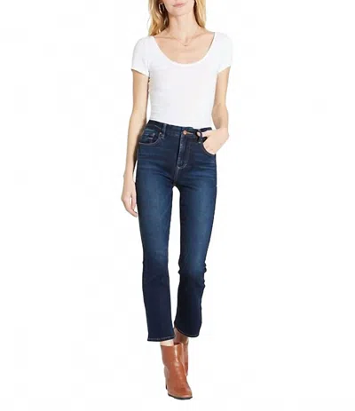 Dear John Denim Jeanne High Rise Cropped Flare Jeans In Richmond In Blue