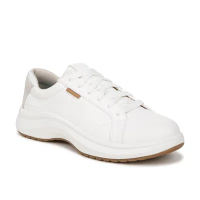 Dr. Scholl's Plantar Fasciitis Sneakers Womens White Leather Shoes Rhs6276