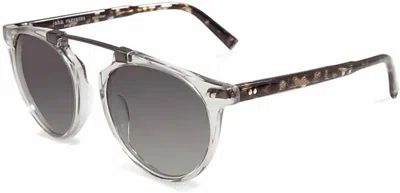 John Varvatos Men's Sjvv602 Sunglasses In Grey Crystal In Multi