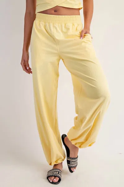 Eesome Noa Pocket Jogger Pants In Yellow In Yellow