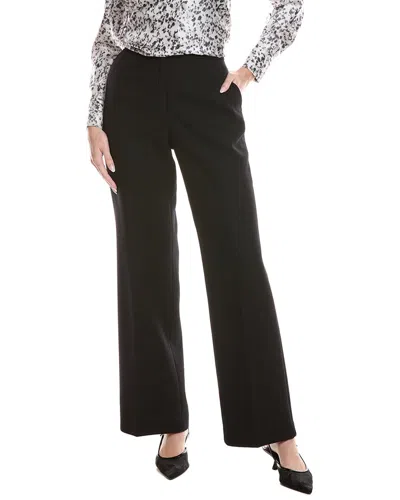 Lafayette 148 Gates Flared Full Length Pant In Black