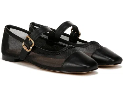 Sam Edelman Miranda J0696m1 Flat Women Black Mesh Square Toe Mary Jane Rhs6018