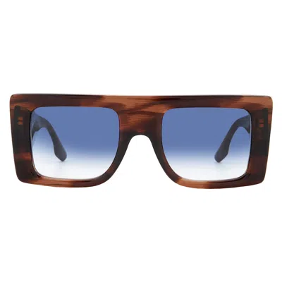 Victoria Beckham Blue Gradient Sport Ladies Sunglasses Vb677s 227 51 In Brown