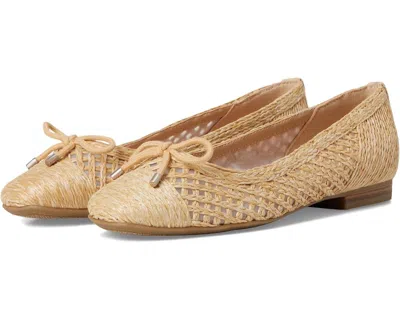 Bandolino Marafia Ballet Flat Women Bone Bow Detail Almond Toe Slip On Gal1148 In Multi